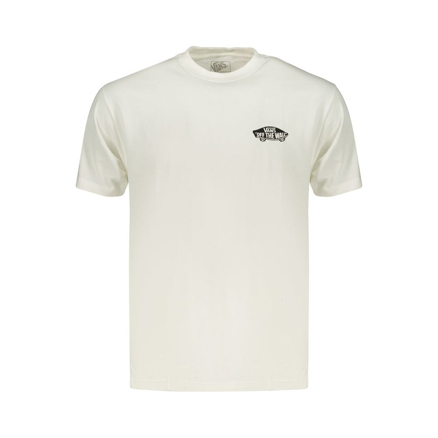Vans Weißes Herren-T-Shirt aus Baumwolle