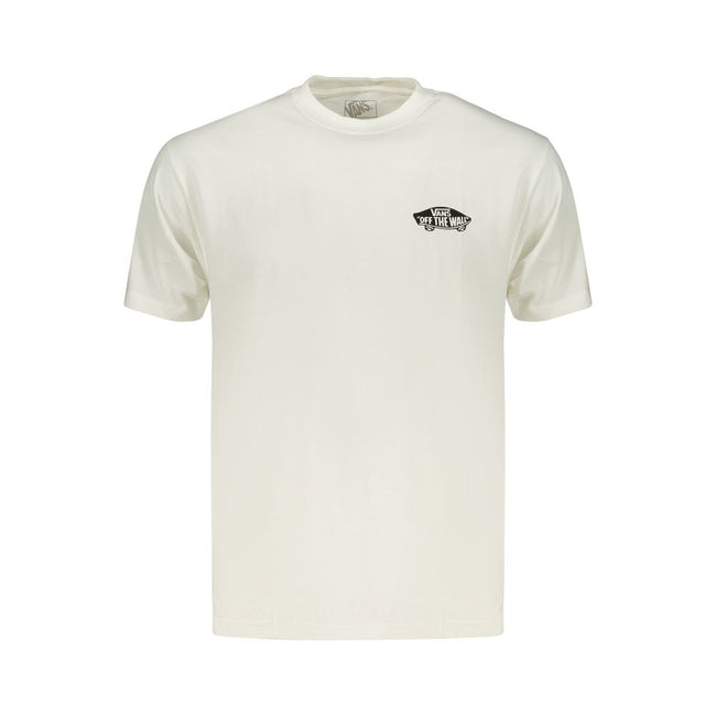 Vans Weißes Herren-T-Shirt aus Baumwolle