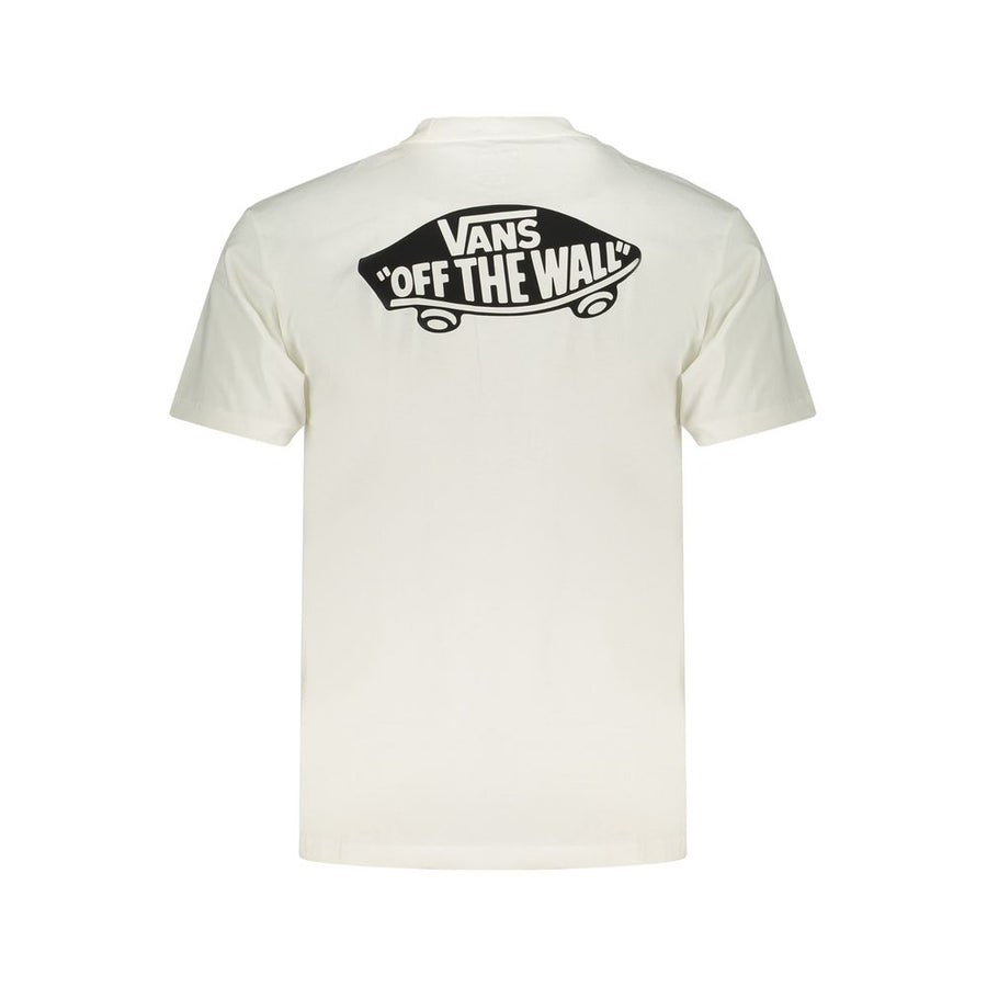 Vans Weißes Herren-T-Shirt aus Baumwolle