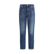 Brunello Cucinelli Straight-Leg-Jeans aus Baumwolle in Blau