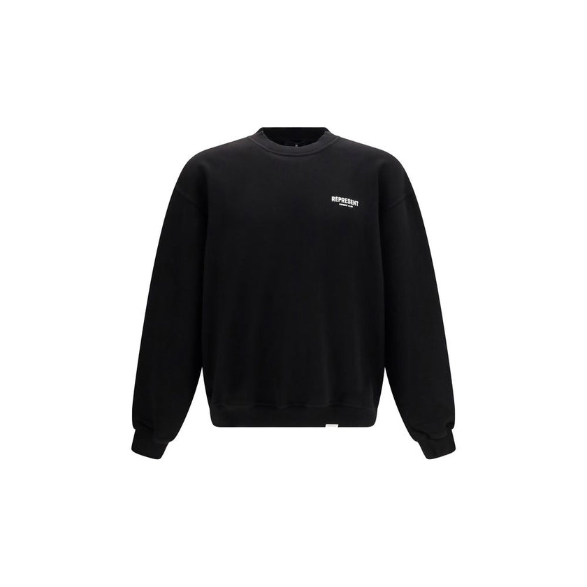 Represent Schwarzer Baumwoll-Sweatshirt