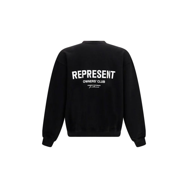 Represent Schwarzer Baumwoll-Sweatshirt