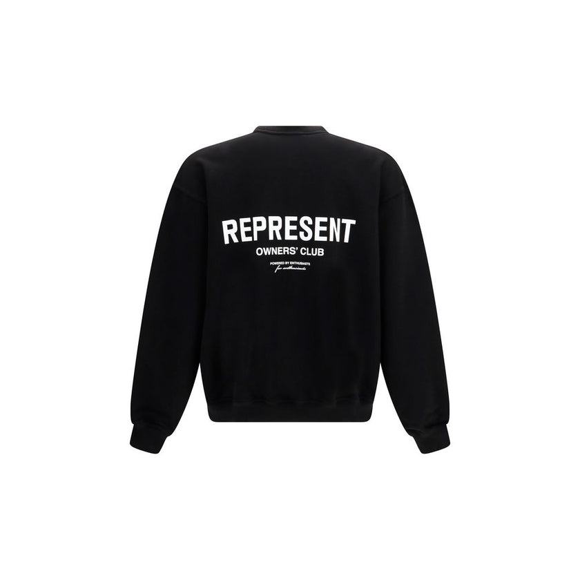 Represent Schwarzer Baumwoll-Sweatshirt
