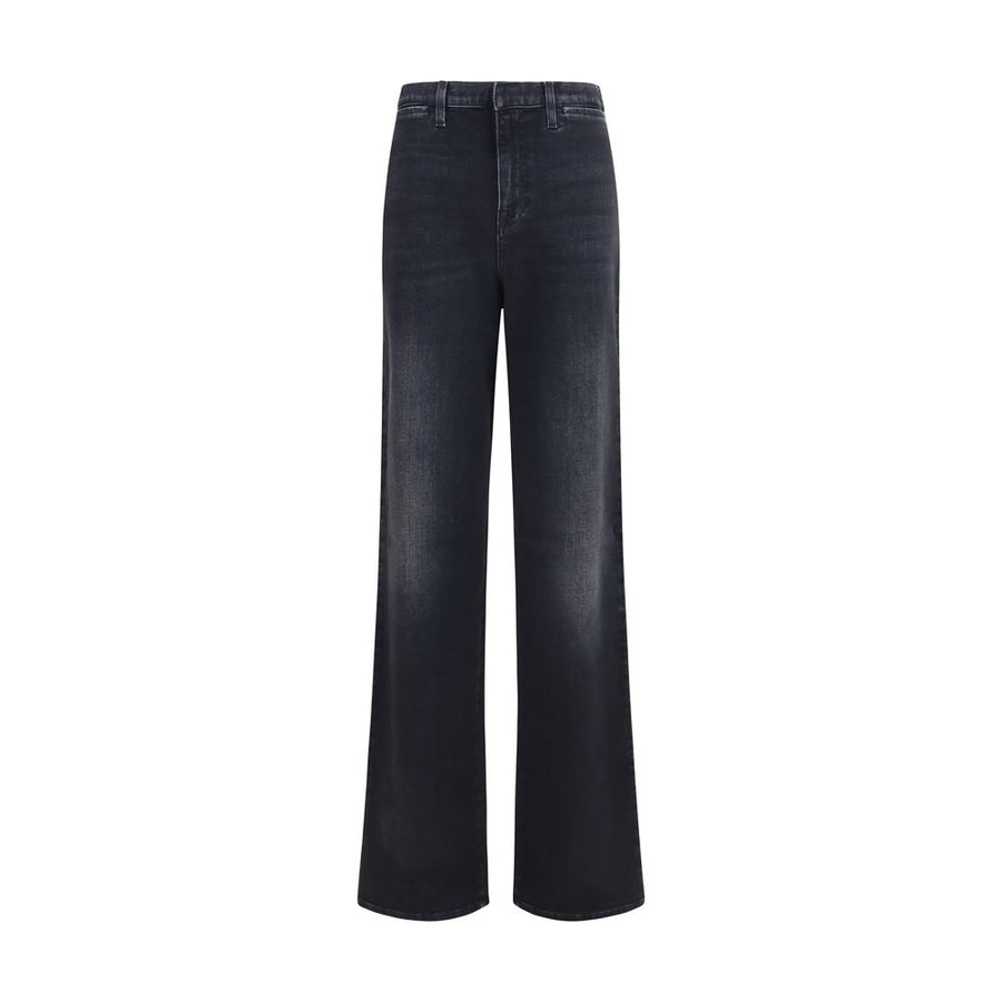 Gucci Schwarze Baumwoll-Jeans mit geradem Bein