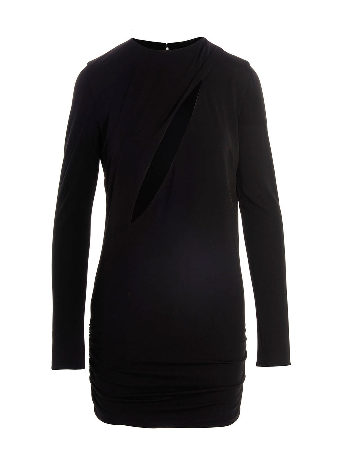 Versace Black Viscose Mini Dress