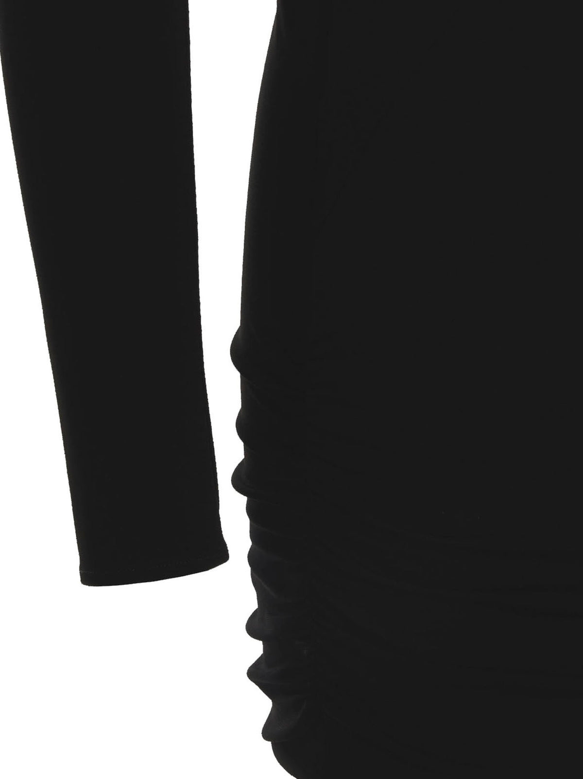 Versace Black Viscose Mini Dress