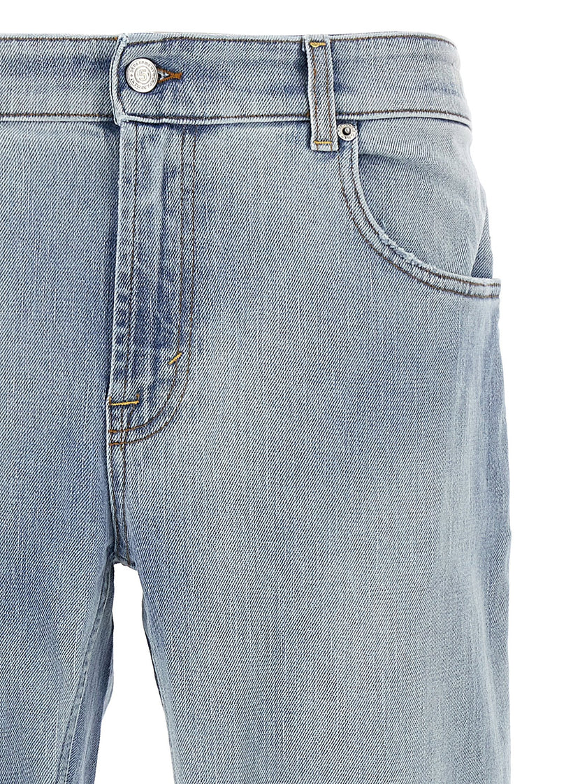 Department 5 Blue Cotton Slim Fit Jeans