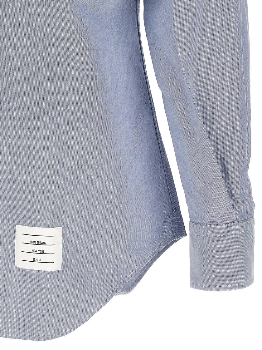 Thom Browne Blue Cotton Blouse