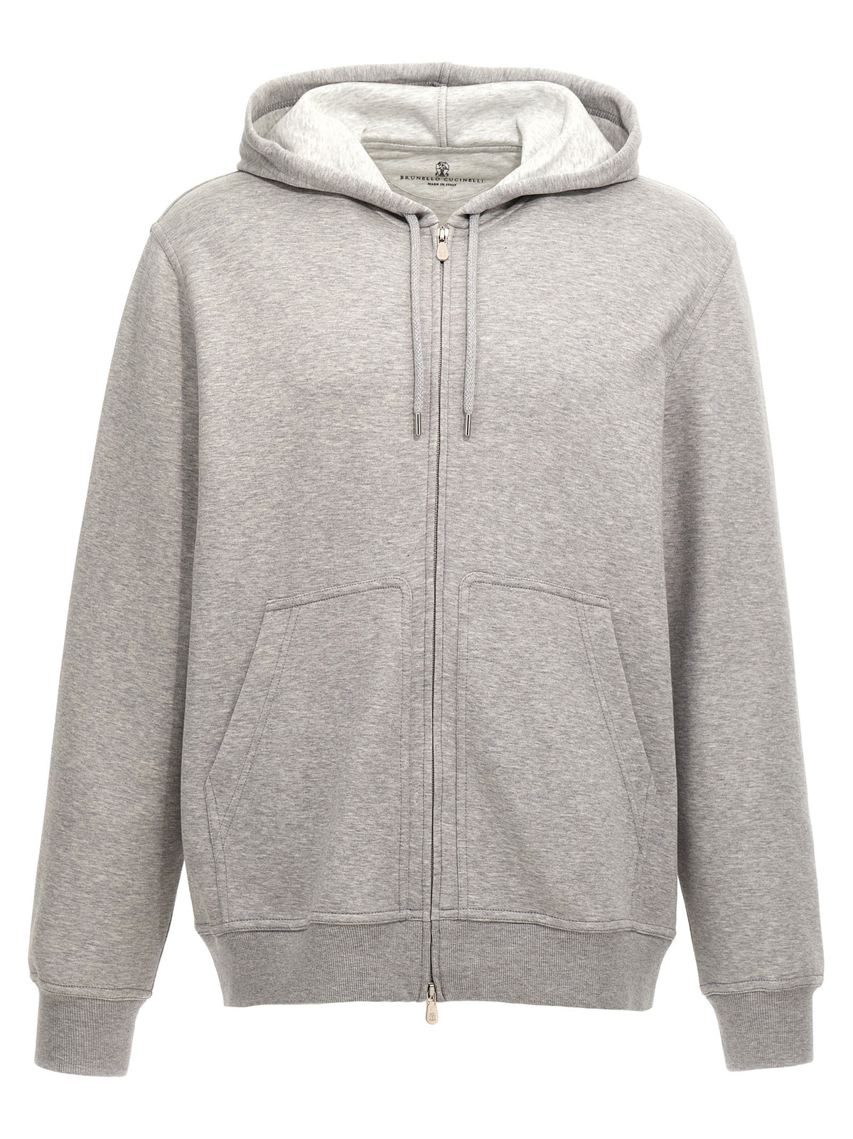 Brunello Cucinelli Grey Cotton Sweater