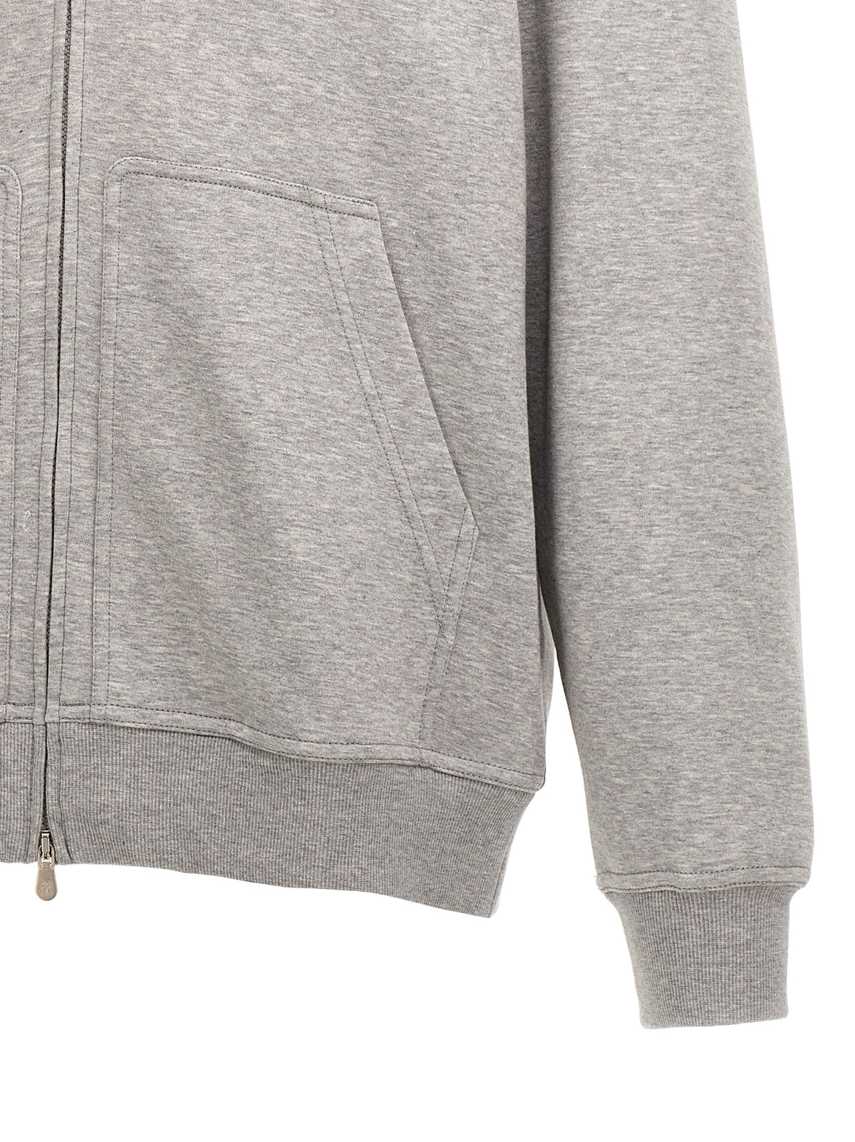 Brunello Cucinelli Grey Cotton Sweater