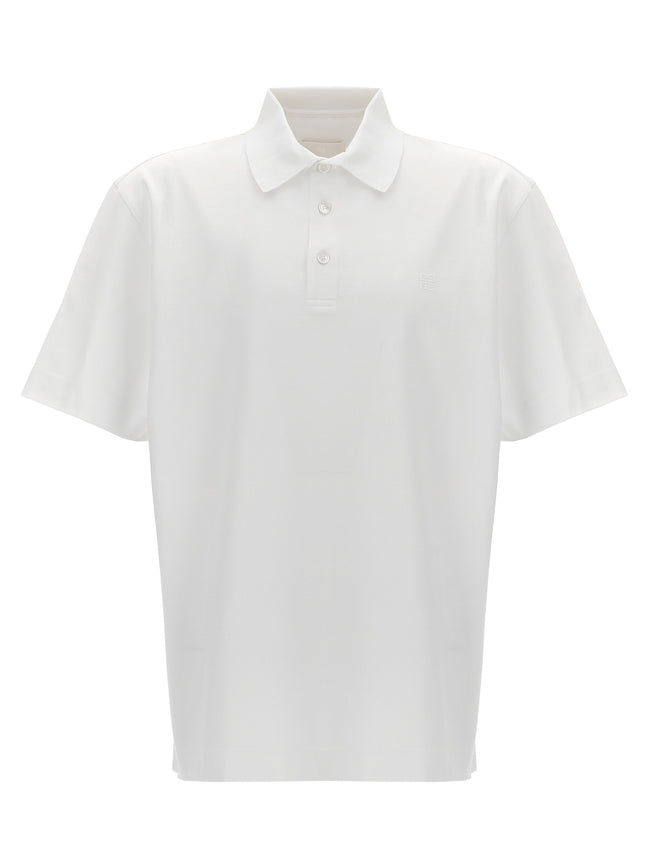 Givenchy Weißes Baumwoll-Polohemd