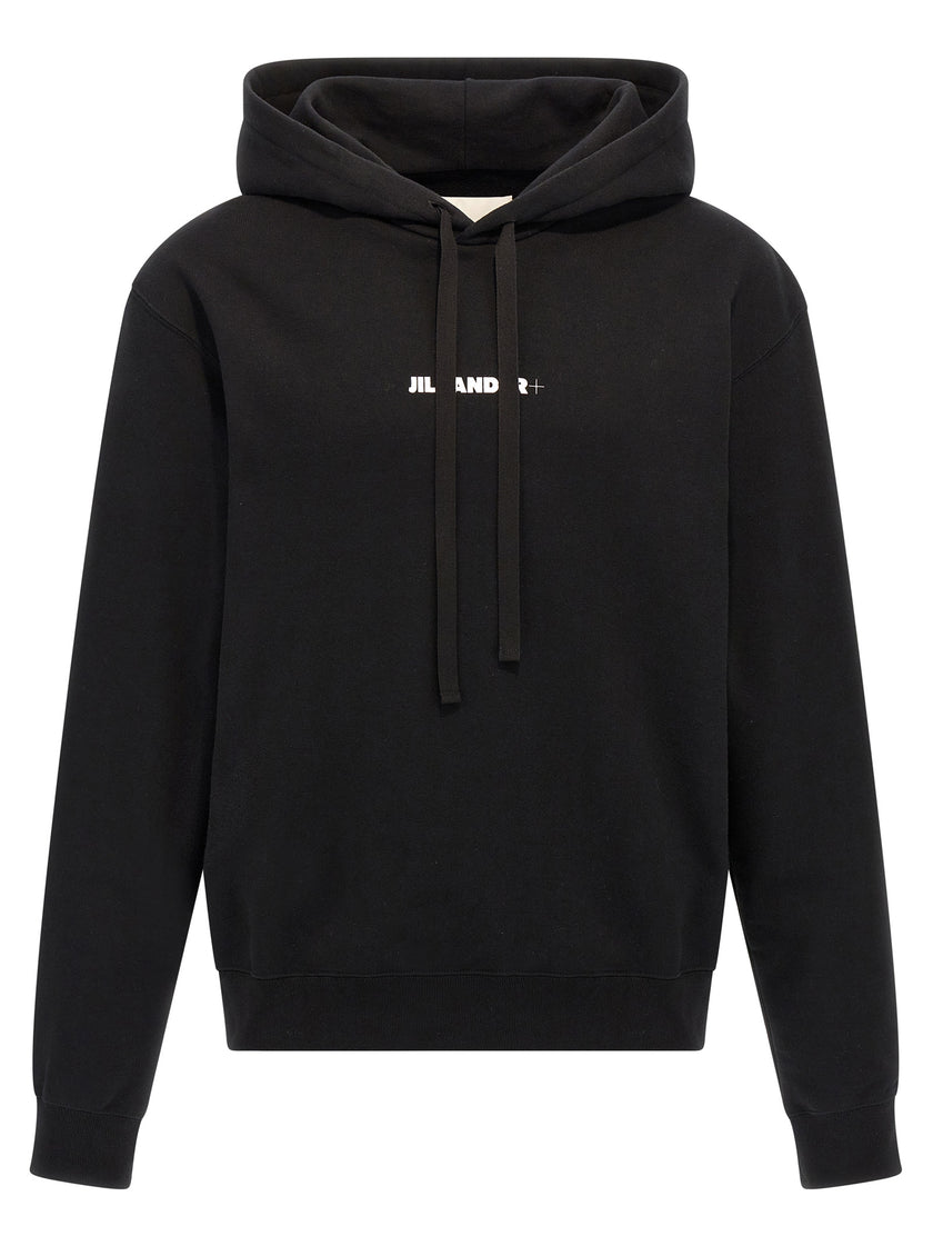 Jil Sander Schwarzes Baumwoll-Sweatshirt