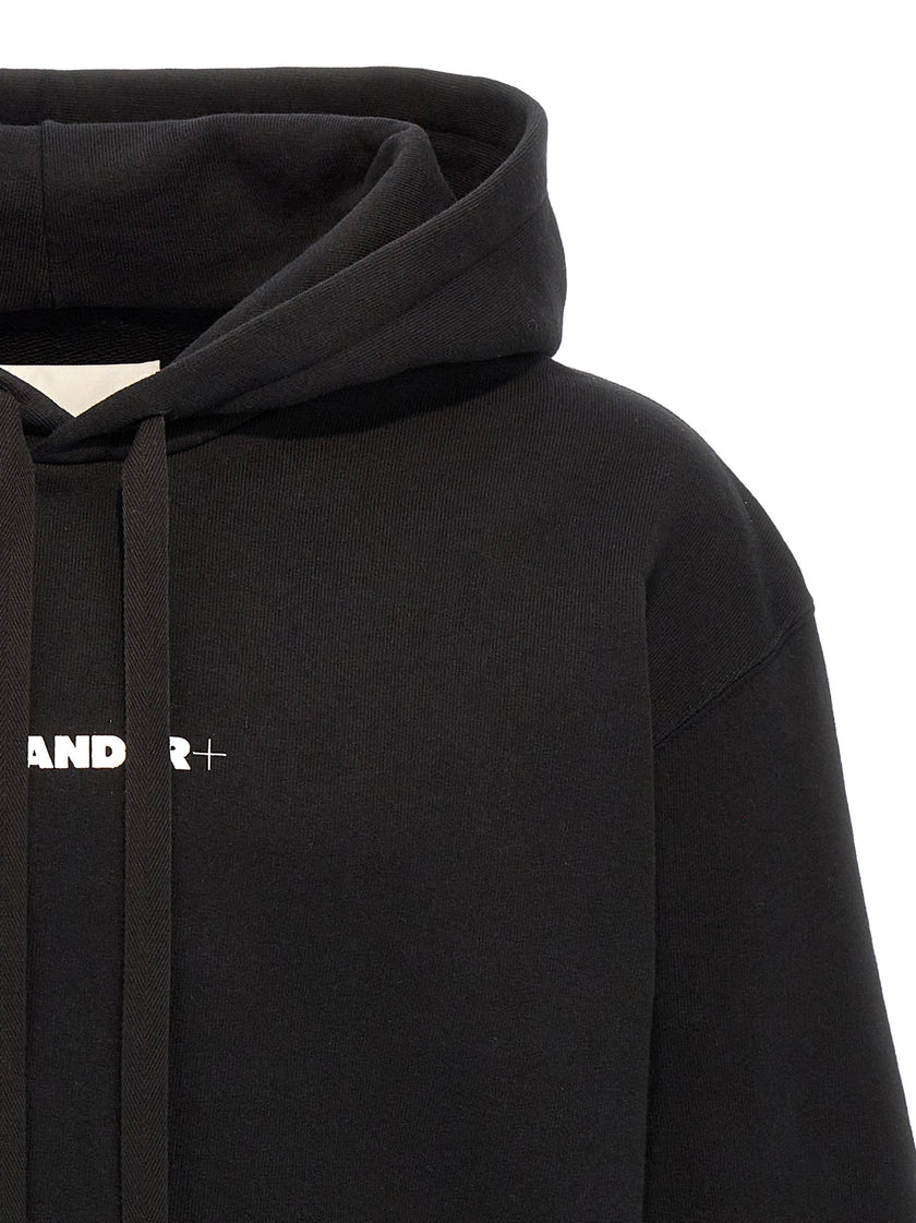 Jil Sander Schwarzes Baumwoll-Sweatshirt