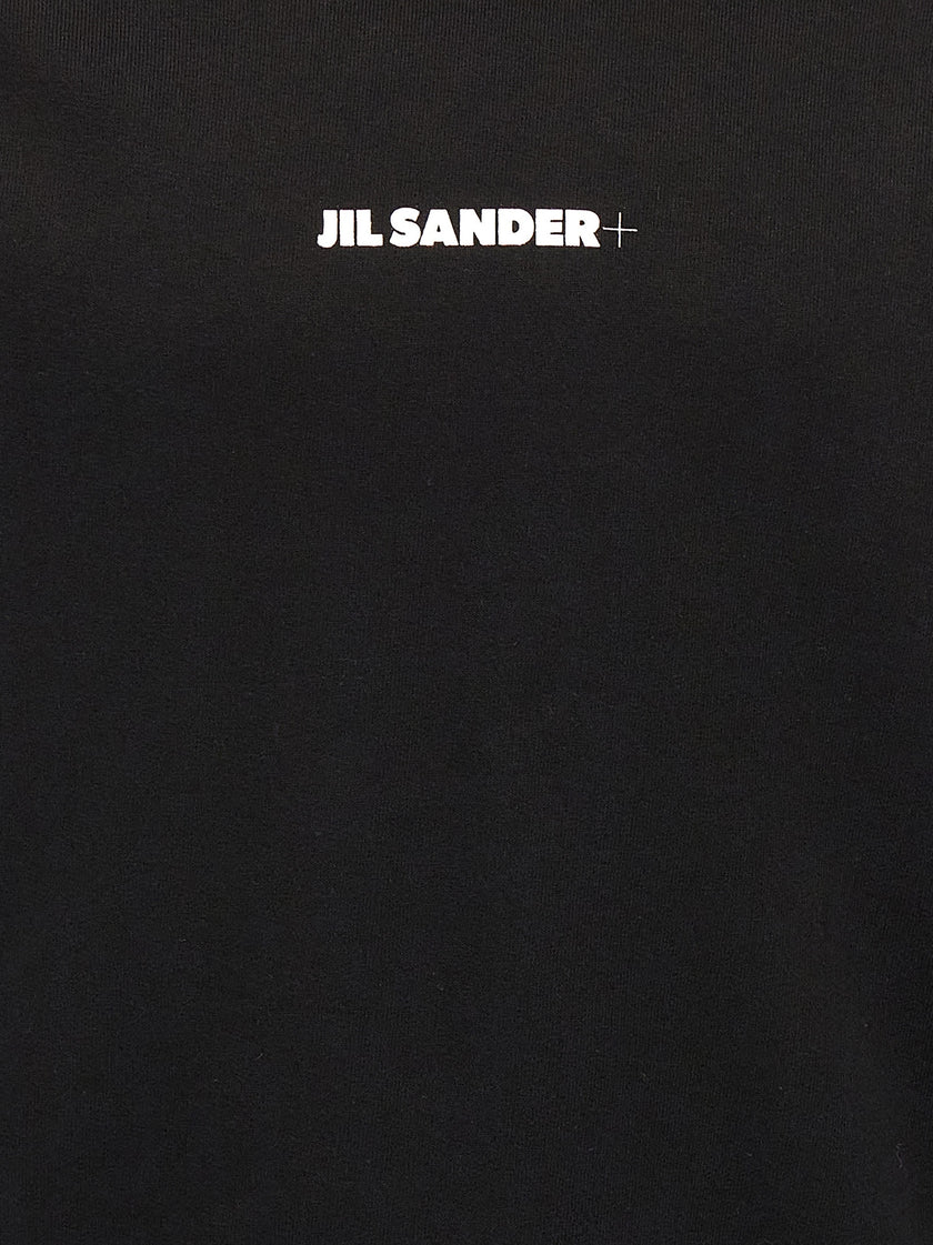 Jil Sander Schwarzes Baumwoll-Sweatshirt