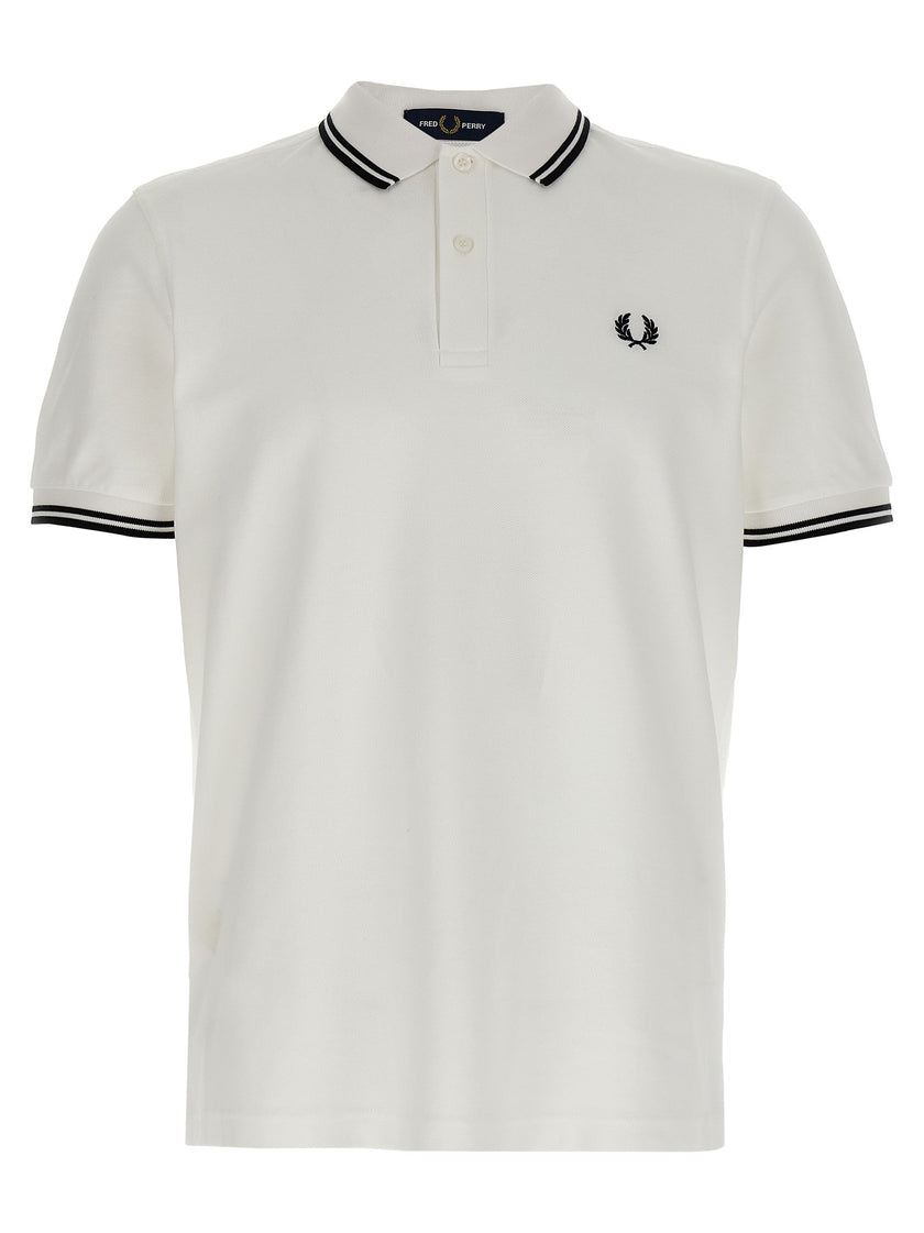 Comme Des Garçons weißes Baumwoll-Poloshirt