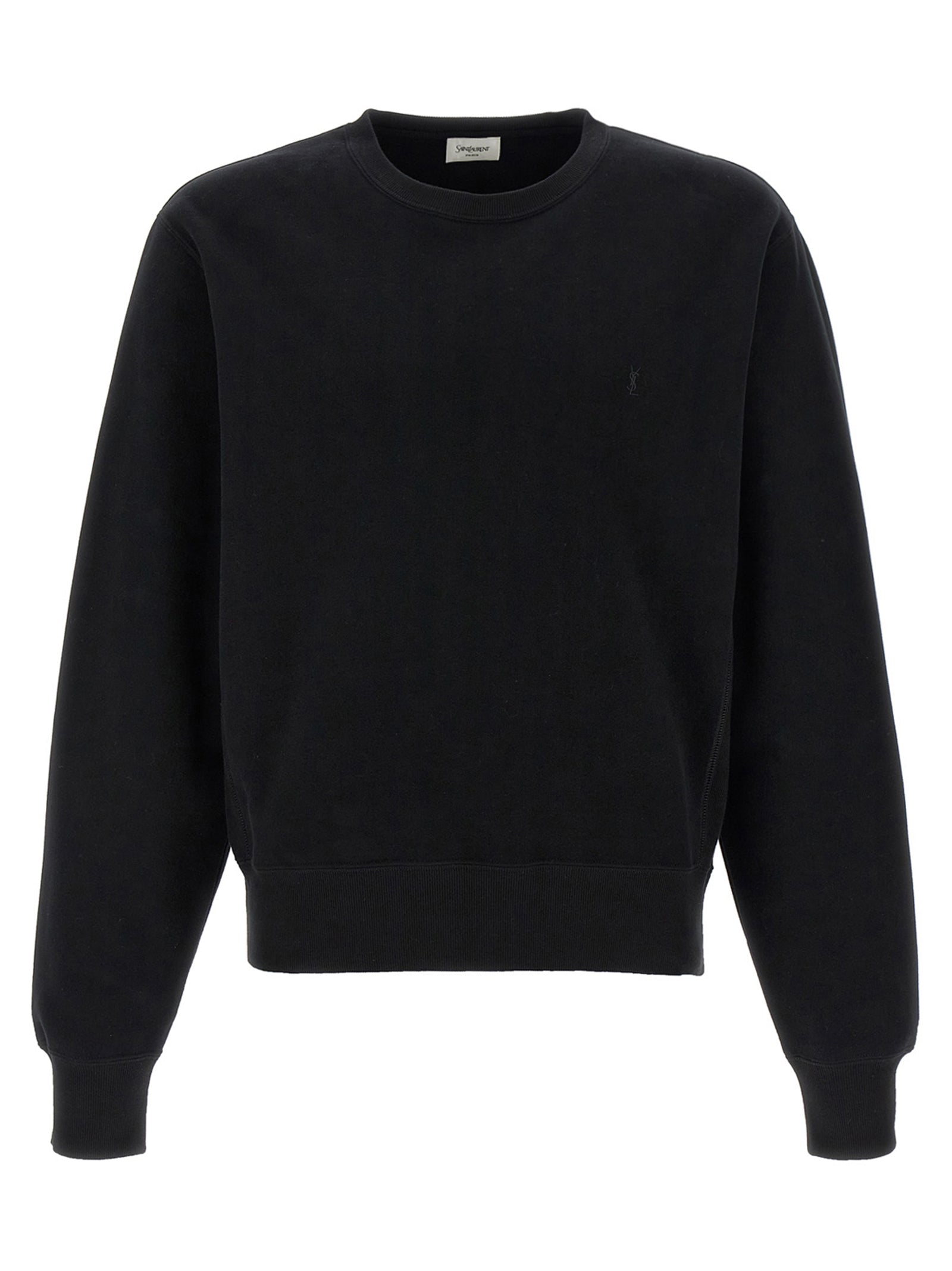 Saint Laurent Schwarzes Baumwoll-Sweatshirt