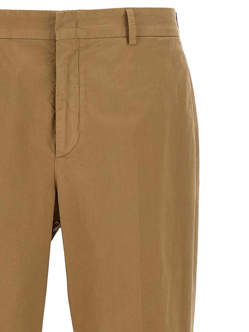 CELLAR DOOR Beige Freizeithose aus Baumwolle