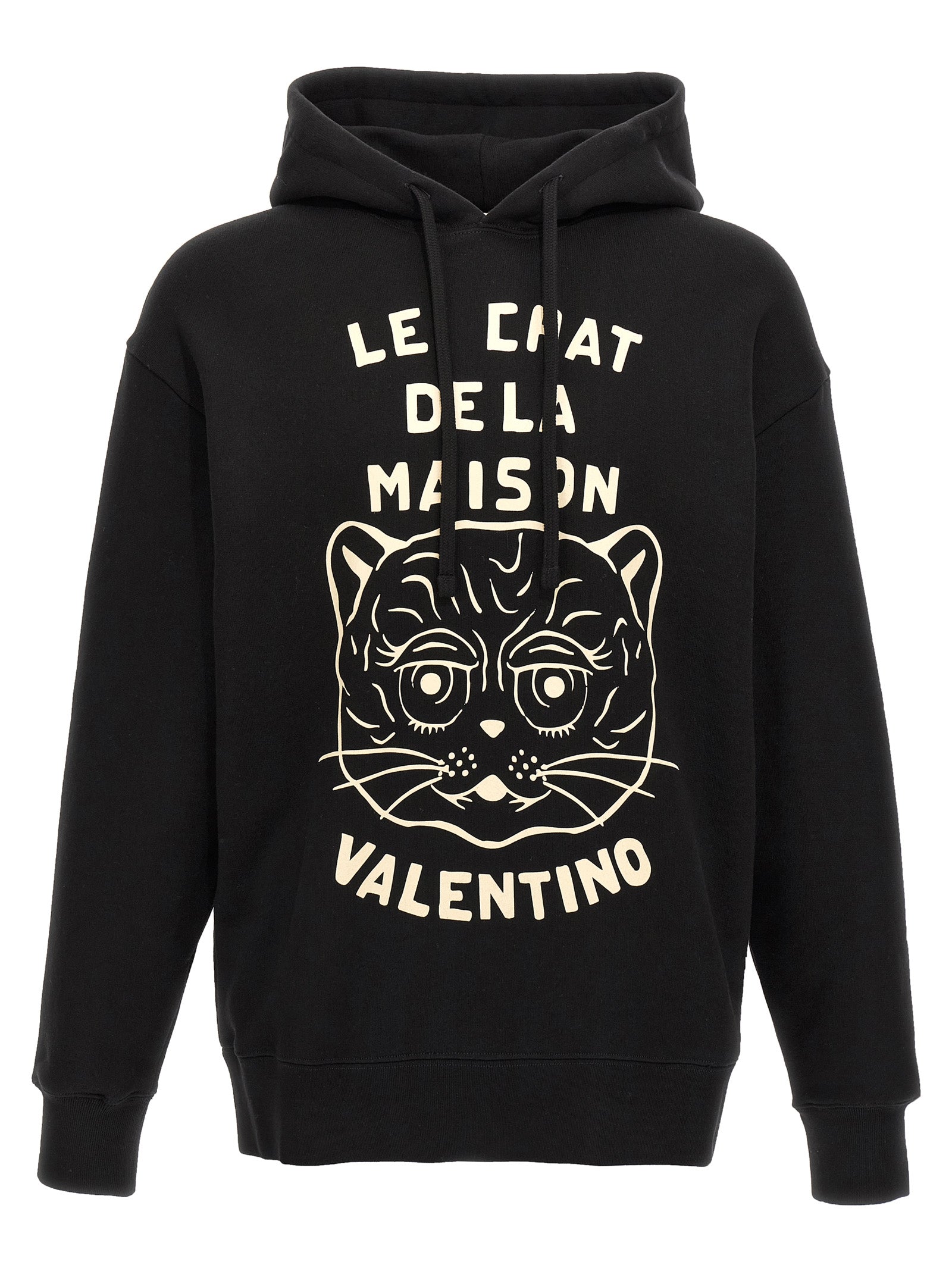 Valentino Garavani Schwarzes Baumwoll-Sweatshirt