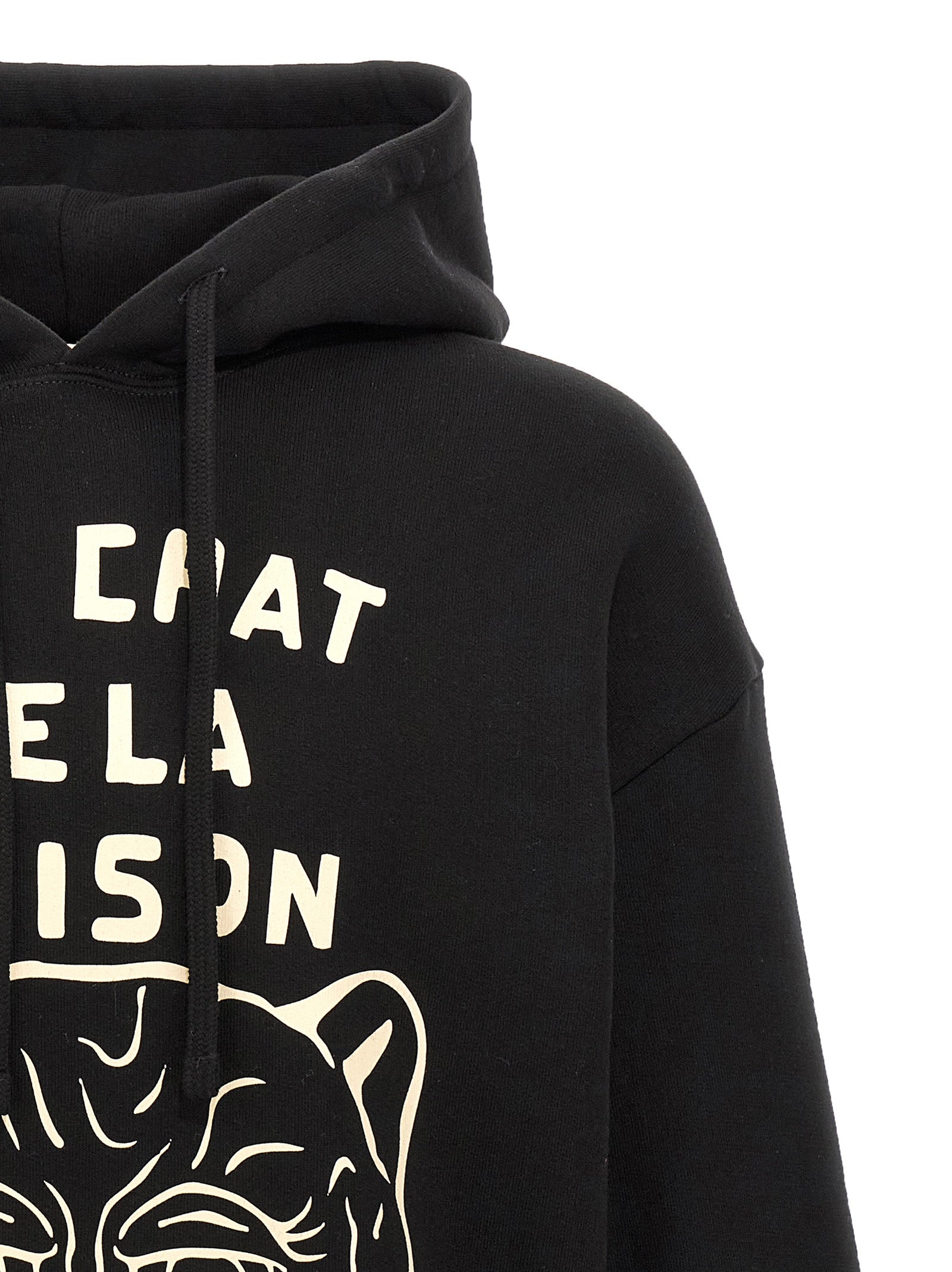 Valentino Garavani Schwarzes Baumwoll-Sweatshirt