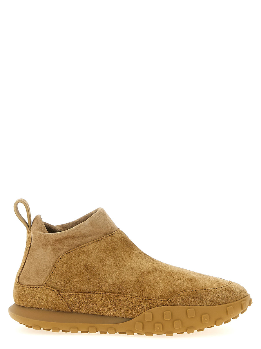 Jil Sander Beige Calf Leather Sneakers