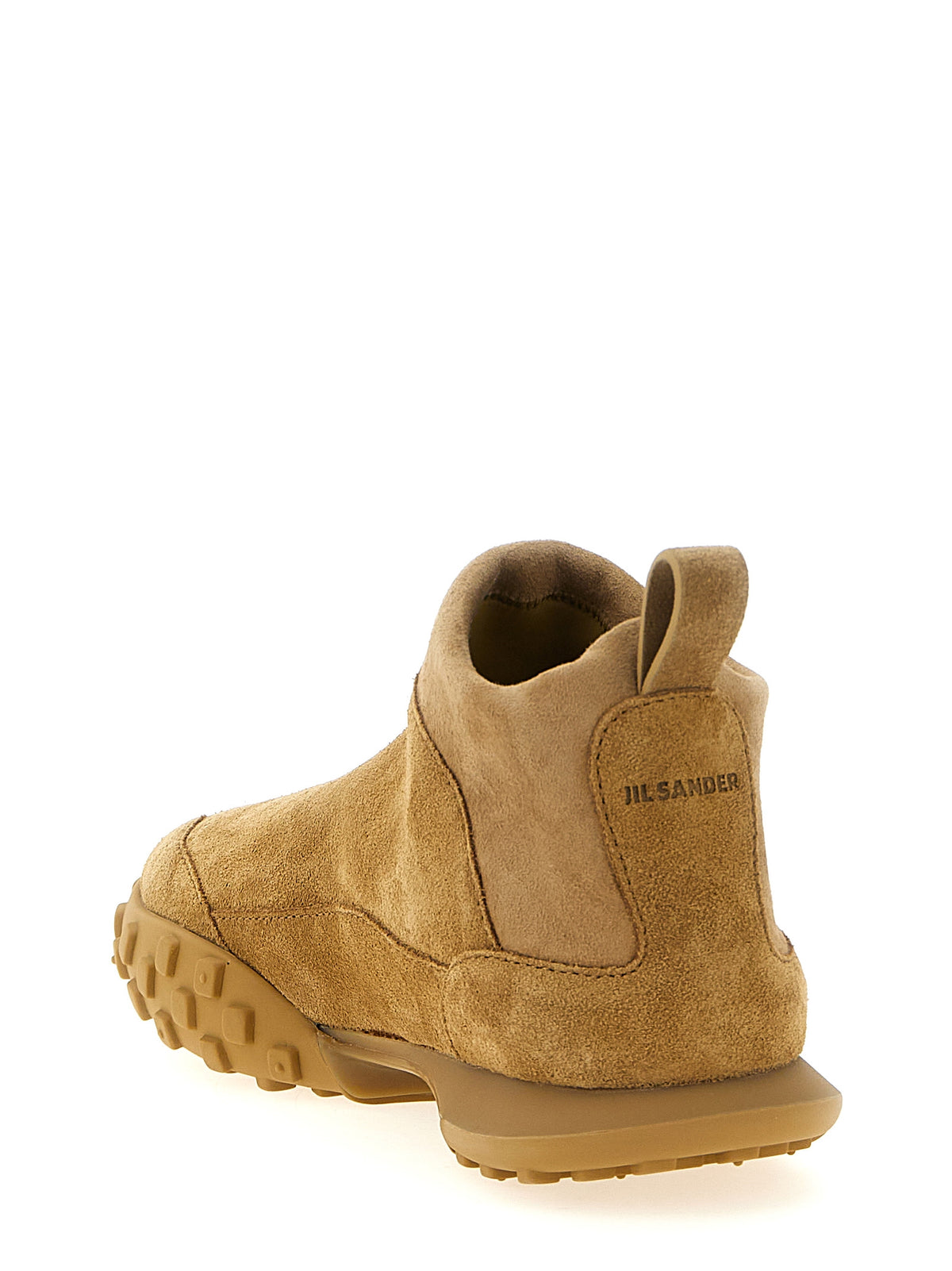 Jil Sander Beige Calf Leather Sneakers