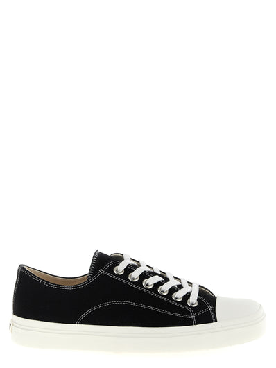 Moschino Two-Tone Cotton Sneakers