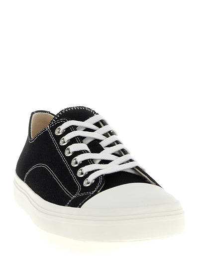 Moschino Two-Tone Cotton Sneakers