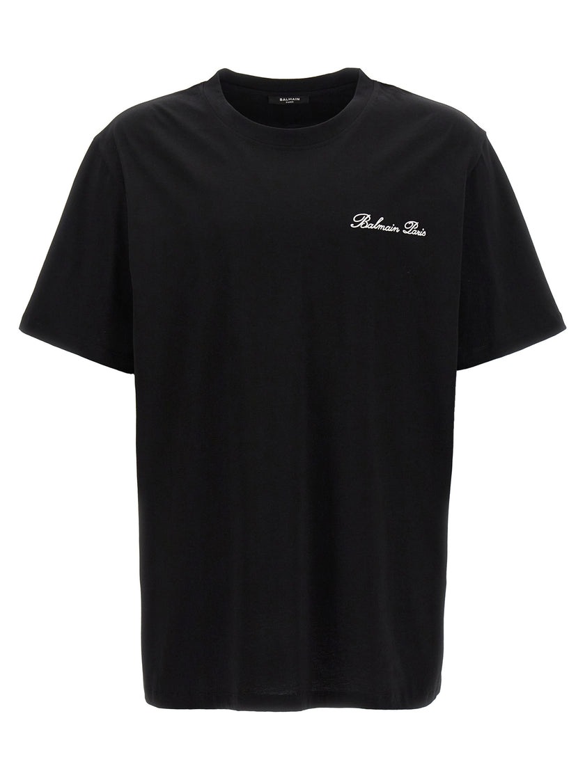 Balmain Bicolor-Baumwoll-T-Shirt