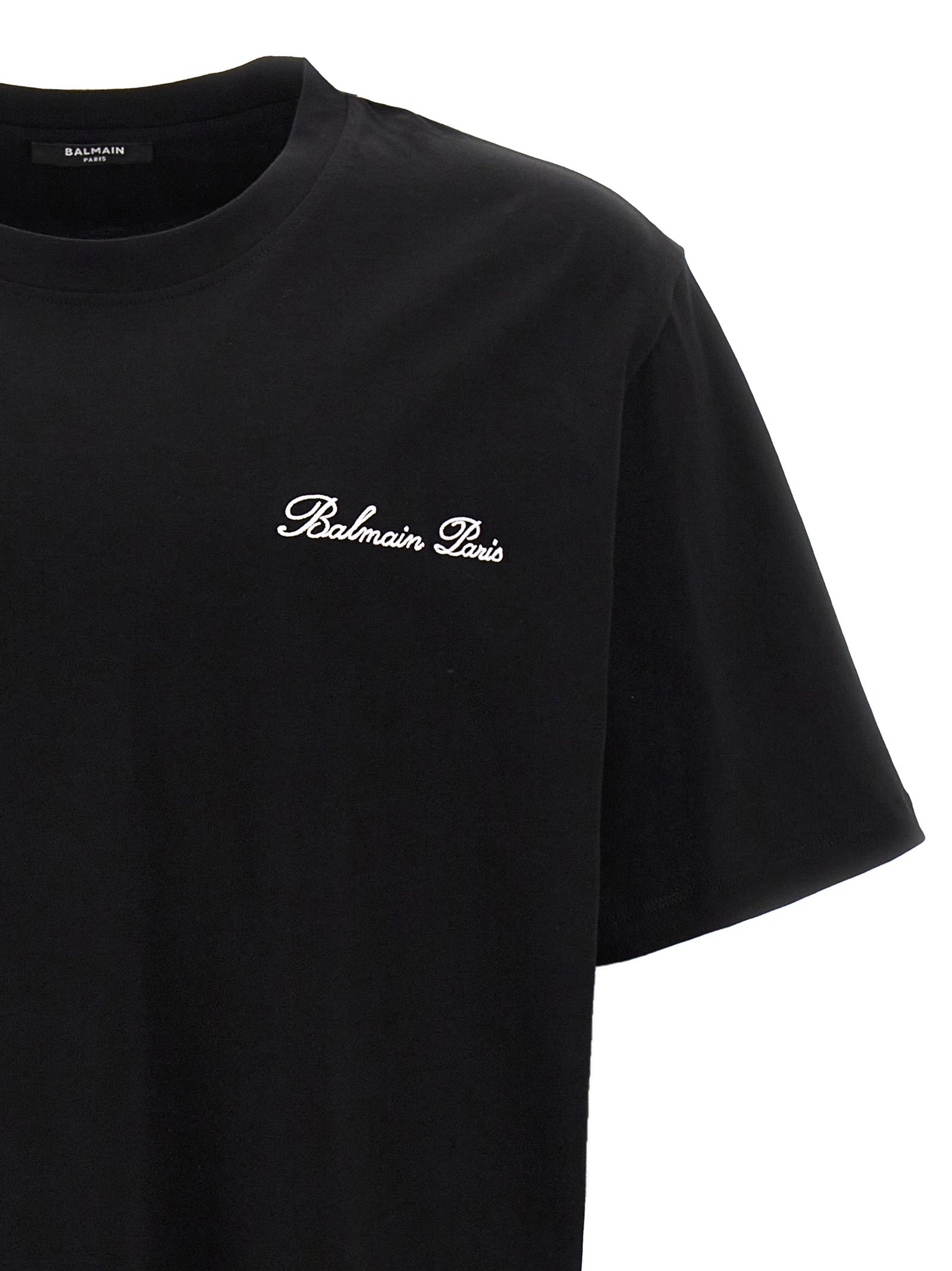 Balmain Bicolor-Baumwoll-T-Shirt