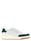 Saint Laurent Bicolor-Kalbsleder-Sneakers (niedrig)