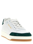 Saint Laurent Bicolor-Kalbsleder-Sneakers (niedrig)