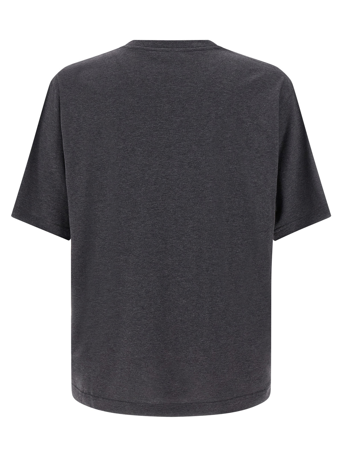 Dolce & Gabbana Grey Cotton T-Shirt