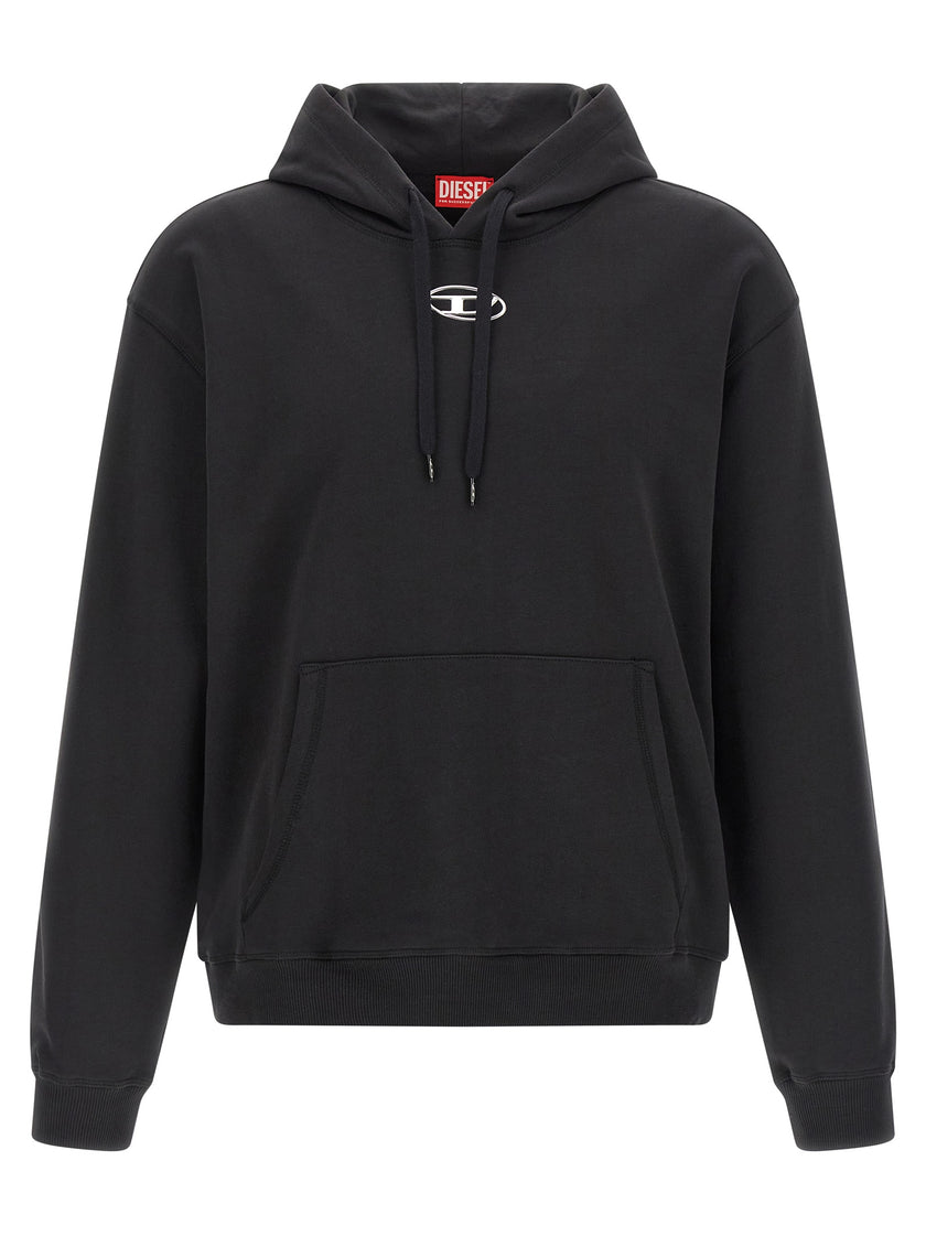 Diesel Black Cotton Sweatshirt