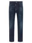 Dsquared² Blue cotton straight leg jeans