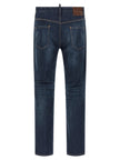 Dsquared² Blue cotton straight leg jeans