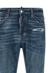 Dsquared² Jeans aus blauer Baumwolle im geraden Schnitt