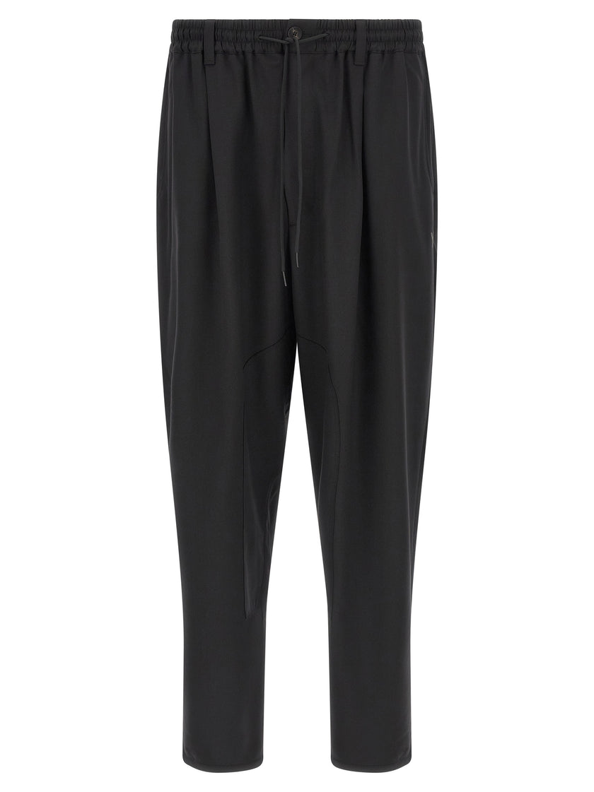 Y-3 Black Polyester Lounge Pants