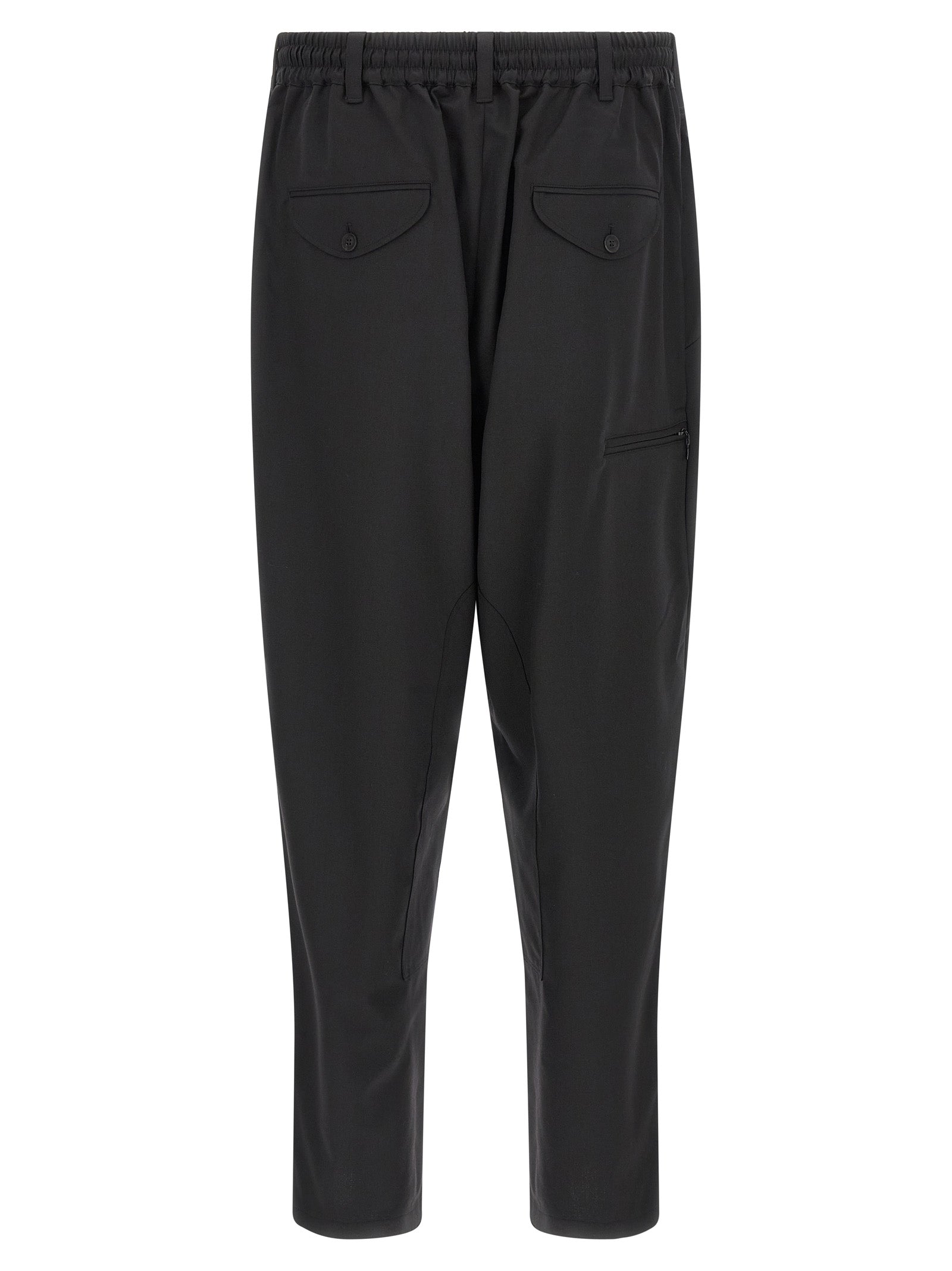 Y-3 Black Polyester Lounge Pants