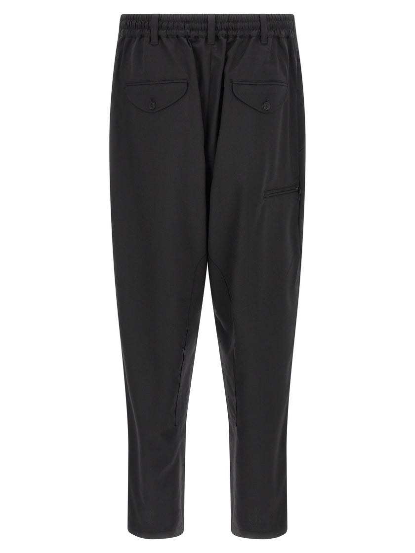 Y-3 Black Polyester Lounge Pants