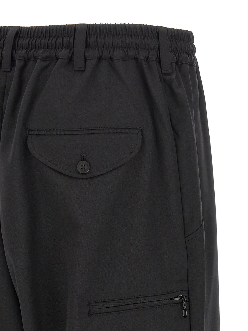 Y-3 Black Polyester Lounge Pants