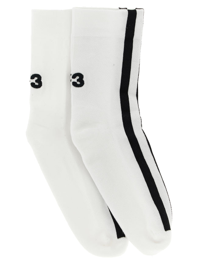 Y-3 Bicolor-Baumwollsocken