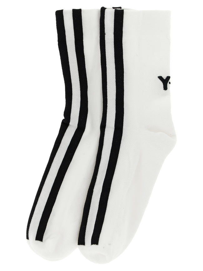 Y-3 Bicolor-Baumwollsocken