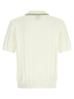 Casablanca Weißes Baumwoll-Poloshirt