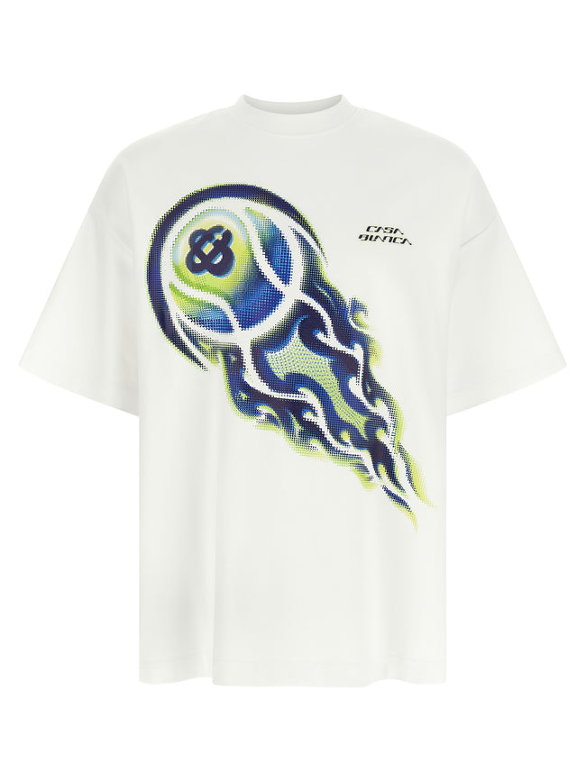 Casablanca weißes Baumwoll-T-Shirt