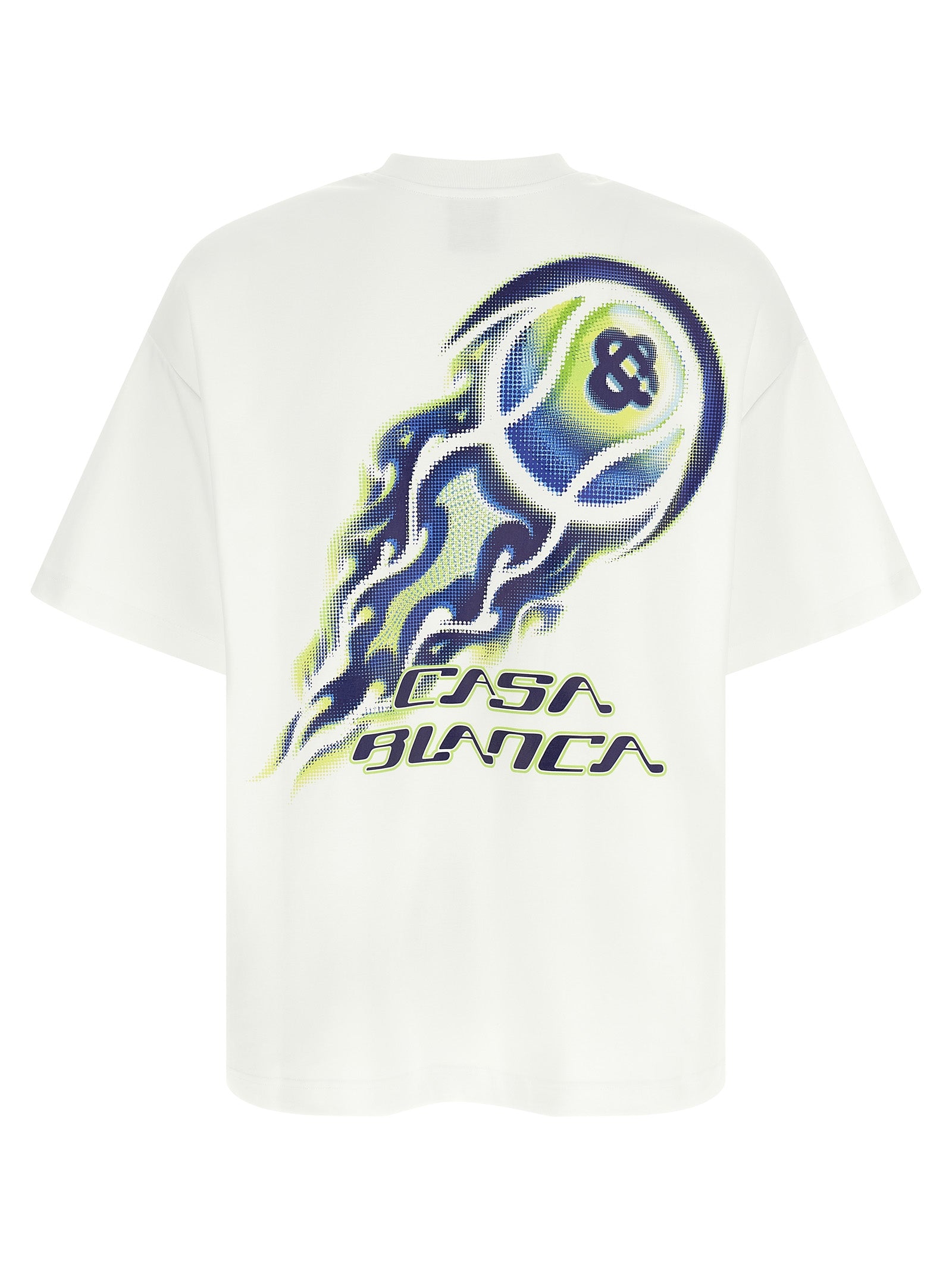 Casablanca weißes Baumwoll-T-Shirt