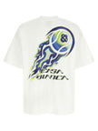 Casablanca weißes Baumwoll-T-Shirt