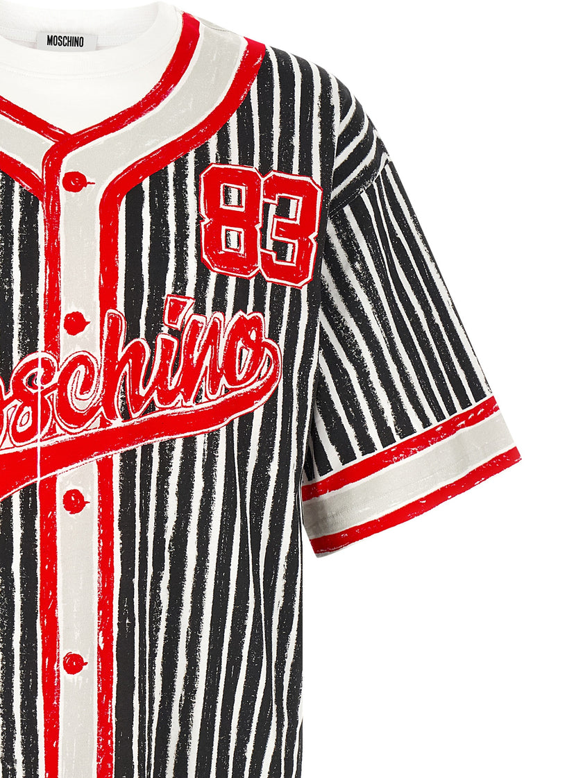 Moschino Mehrfarbiges Baumwoll-Poloshirt