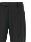 Incotex schwarze Hose aus reiner Schurwolle
