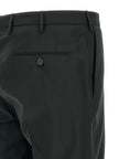 Incotex schwarze Hose aus reiner Schurwolle
