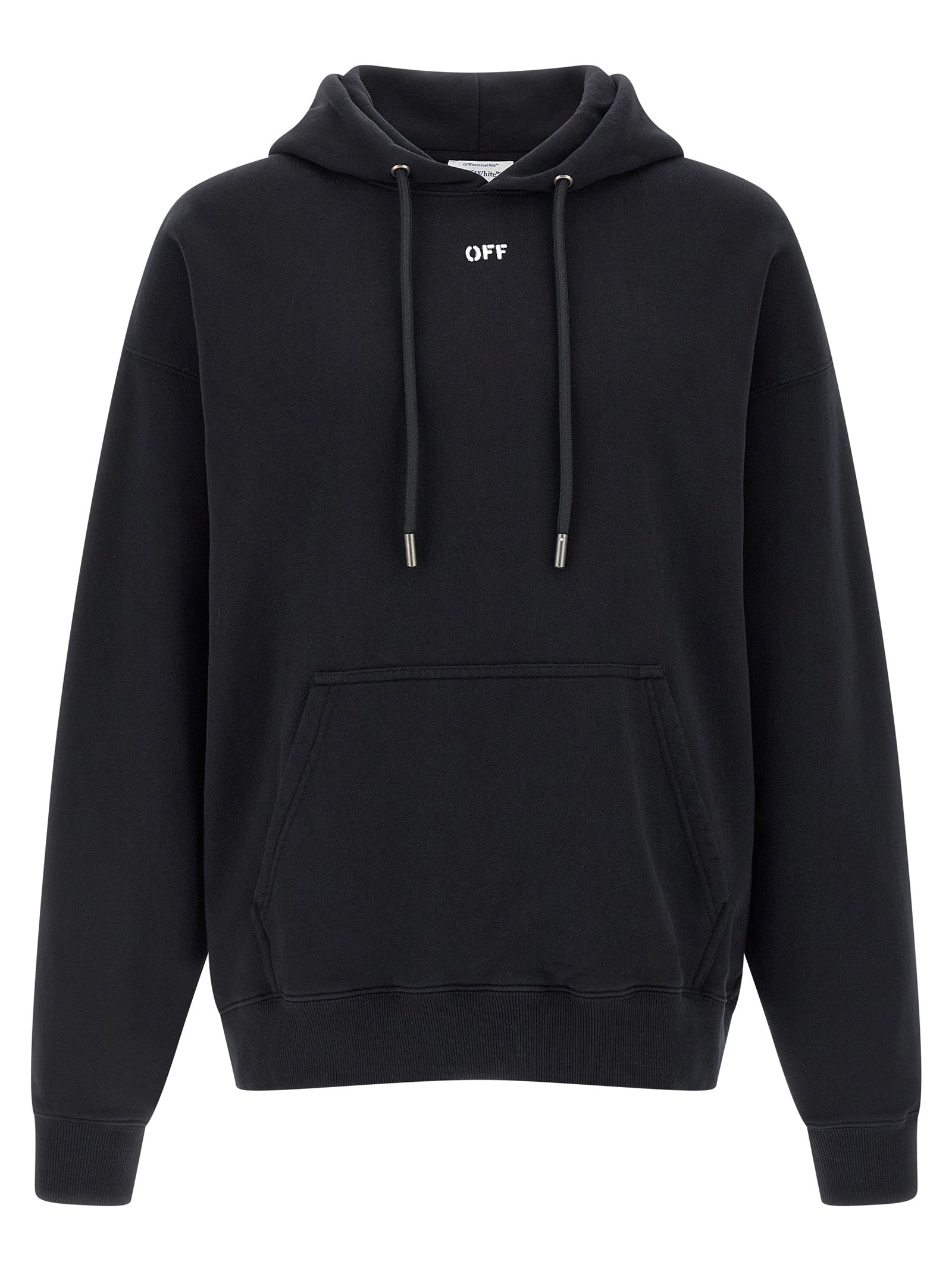 Off-White schwarzes Baumwoll-Sweatshirt